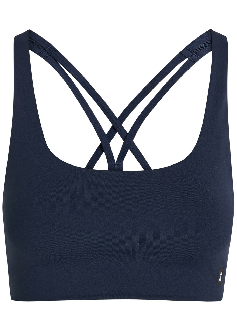 ON Studio Stretch-jersey bra top Navy