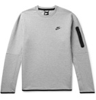 Nike - Mélange Tech Fleece Sweatshirt - Gray