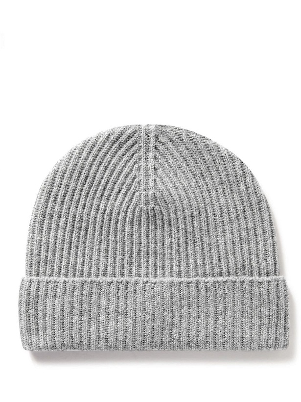 Photo: Lock & Co Hatters - Ribbed Cashmere Beanie