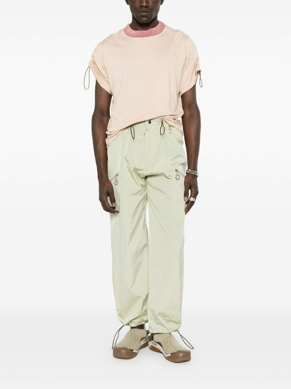Charlie Constantinou Ribbed-Neck T-Shirt