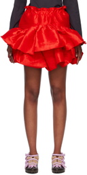 Kika Vargas Red Maye Miniskirt