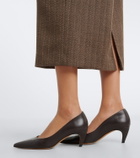 JUDE Blade leather pumps