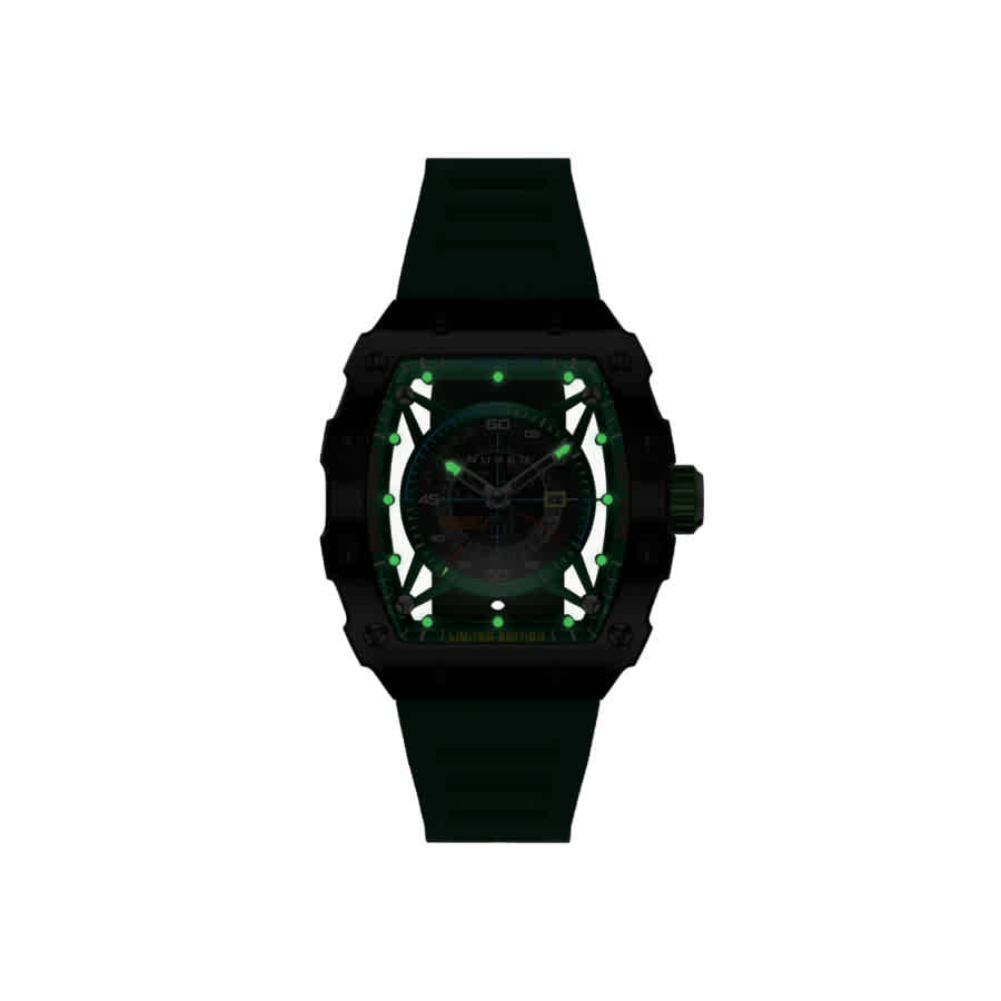 Nubeo Huygens Green Dial Mens Watch NB-6080-03