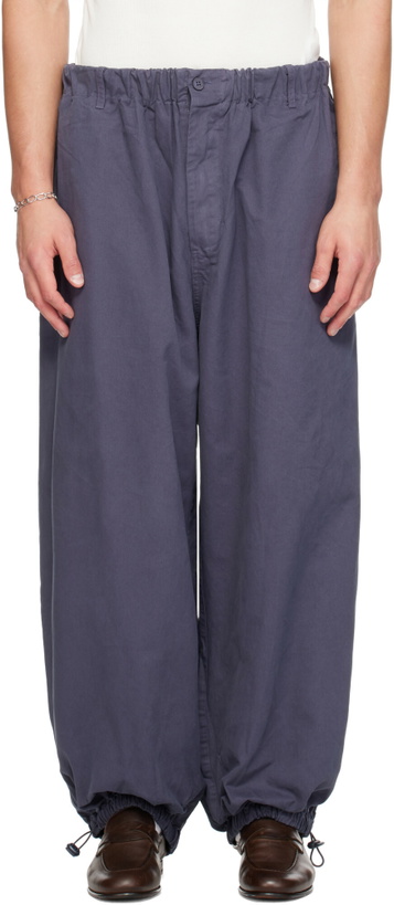 Photo: Entire Studios Navy Profile Trousers