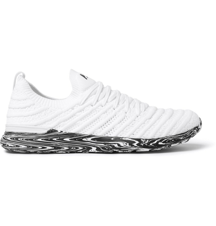 Photo: APL Athletic Propulsion Labs - Wave TechLoom Running Sneakers - White