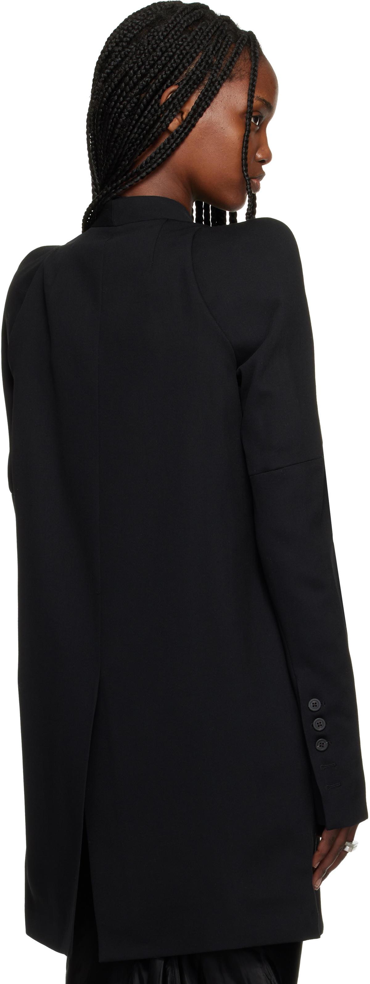 Rick Owens Black Temple Metro Blazer
