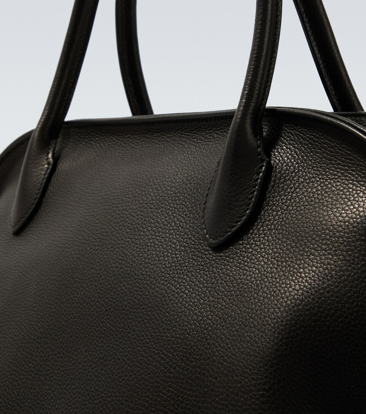 The Row Agnes 16 leather top-handle bag