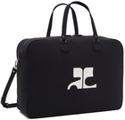 Courrèges Black Weekender Messenger Bag