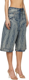 VAQUERA Blue Baby Denim Shorts