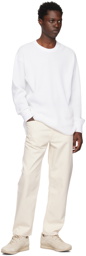 nanamica White Thermal Long Sleeve T-Shirt