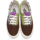 Vans Brown and Green OG Era LX Sneakers