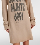 Acne Studios Logo cotton jersey minidress