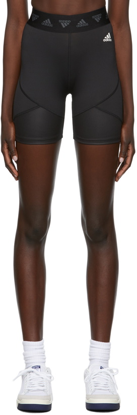 Photo: adidas Originals Black Jersey Shorts