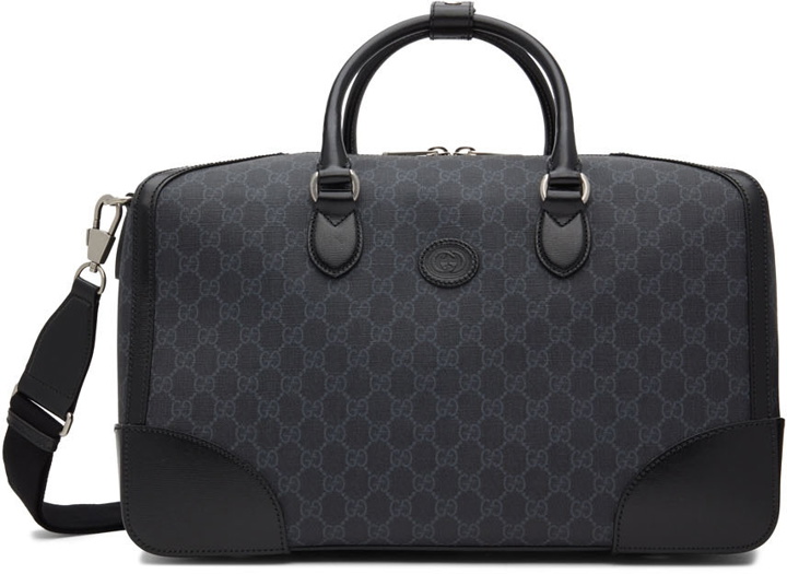 Photo: Gucci Black Interlocking G Travel Bag