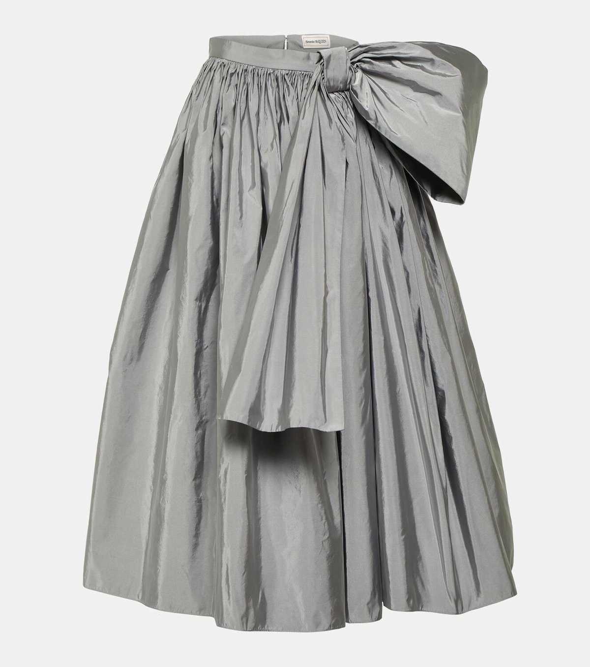 Alexander McQueen Bow-detail pleated midi skirt Alexander
