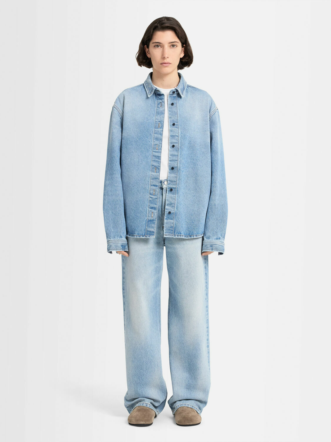 ANNAGRETA Clara Light Wash 5-pocket Denim Jeans