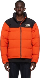 Gucci Orange & Black The North Face Edition Down Techno Jacket