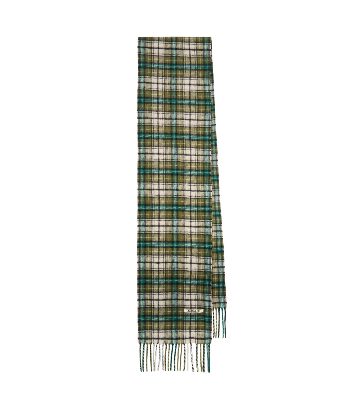 AURALEE Black Baby Cashmere Long Stole Scarf Auralee
