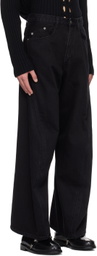NVRFRGT Black Twisted Jeans