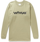 WTAPS - Logo-Print Cotton-Jersey T-Shirt - Neutrals