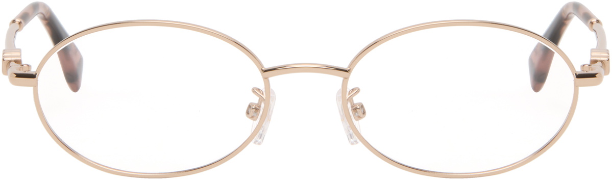 Fendi Gold Fendigraphy Glasses
