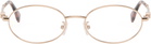 Fendi Gold Fendigraphy Glasses