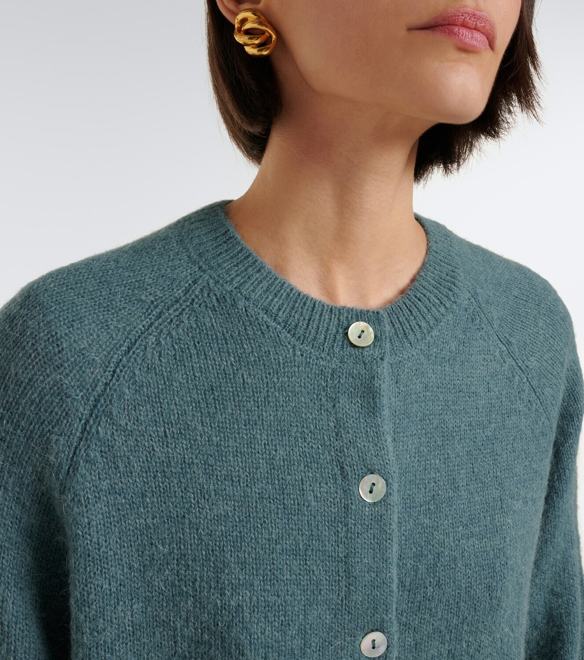 Dôen Petra wool and alpaca-blend cardigan
