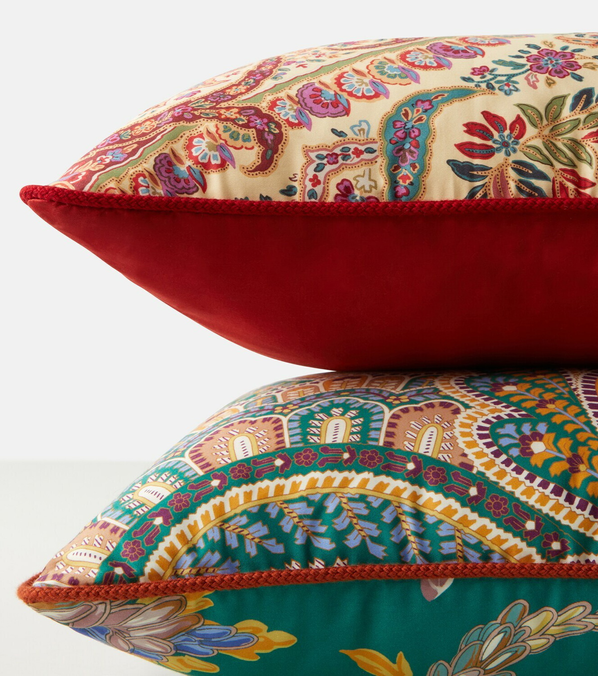 Etro Pegaso paisley cotton cushion
