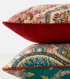 Etro Pegaso paisley cotton cushion