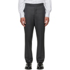 Thom Browne Gray Classic Twill Backstrap Trousers