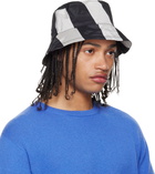 JACQUEMUS Black & Gray 'The Baluchon' Bucket Hat