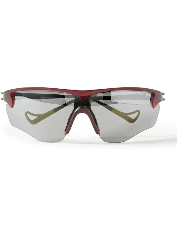 Photo: DISTRICT VISION - MR PORTER Health In Mind Junya Racer Rectangle-Frame Nylon Sunglasses