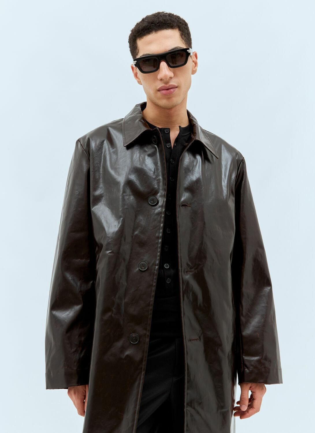 Bottega Veneta Mitre Square Sunglasses
