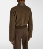 Vince Suede blouson jacket