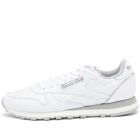 Reebok Men's Classic Leather 40th Anniversary Sneakers in White/Chalk/Solid Grey