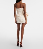 Magda Butrym Cotton and silk corset dress