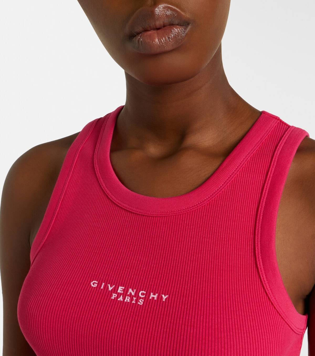 Givenchy Logo printed cotton top