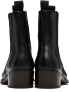 LEMAIRE Black Vegetable-Tanned Chelsea Boots