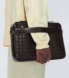 Bottega Veneta Intrecciato leather briefcase