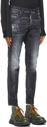 Dsquared2 Black Wash Skater Jeans