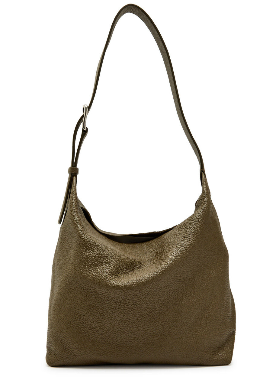 The Row Isa Leather Shoulder bag - Olive - One Size