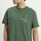 Palmes Men's Ramus Pocket T-Shirt in Dark Green