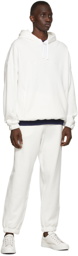 Giorgio Armani White Logo Lounge Pants