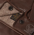 RRL - Cashmere-Lined Leather Gloves - Brown