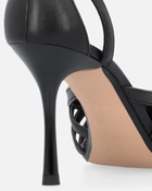 Pinko Pointed Toe Pumps With Heel And Strap Limo Black