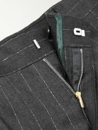 Paul Smith - Straight-Leg Pinstriped Wool Trousers - Gray