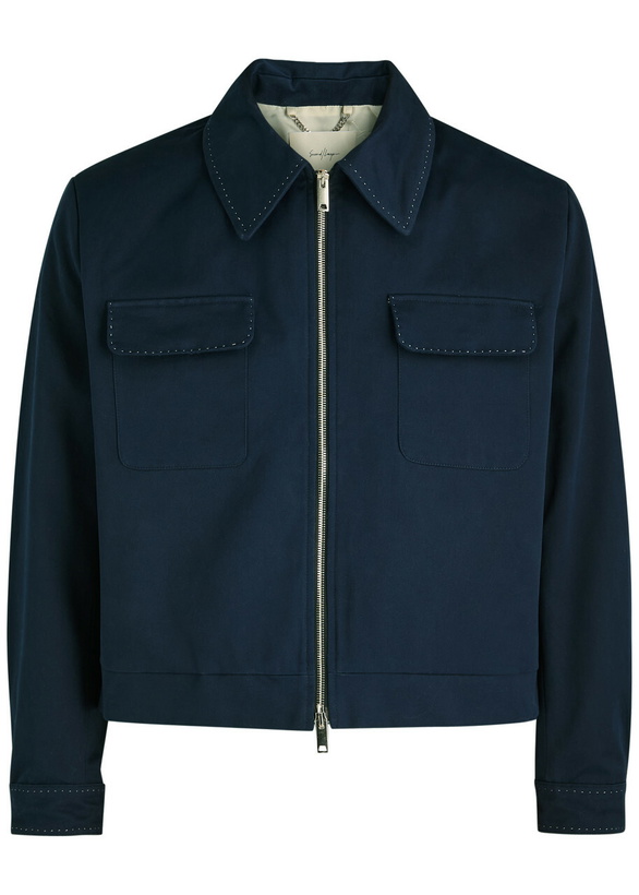 Photo: Second Layer Herman Twill Jacket Dark Blue