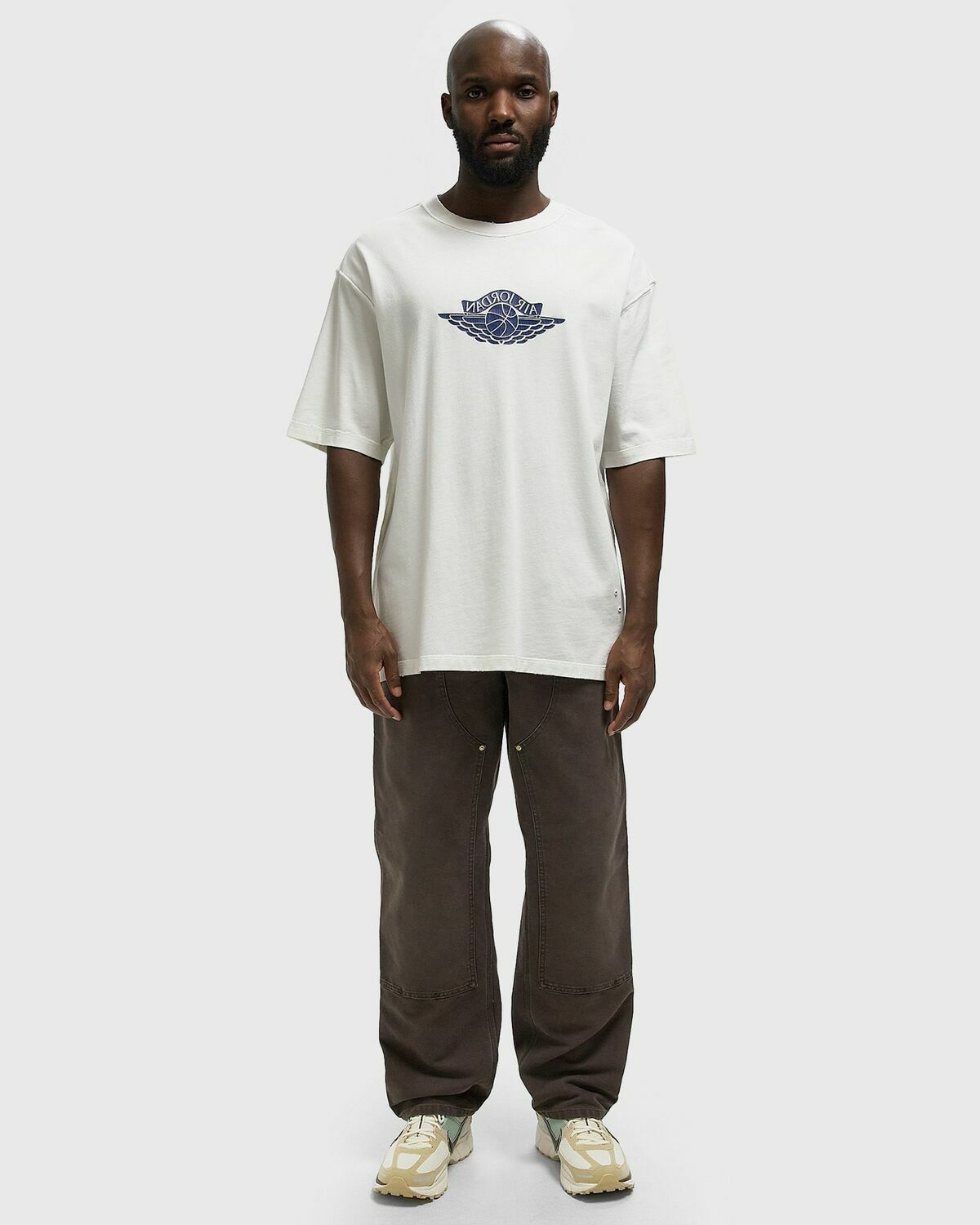 Jordan RARE AIR WSH 85 SS CREW White Mens Shortsleefe