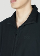 Y-3 - Logo Print Track Jacket in Black