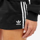 Adidas Women's 3 Stripe Shorts in Black